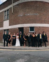 wedding photo - Music & Mexico Inspired Stoke Newington Town Hall Wedding