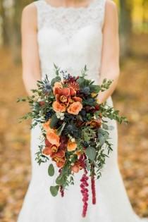 wedding photo - Pumpkins And Rustic Glam Wedding Inspiration