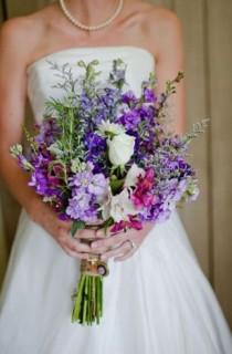 wedding photo - Wildflower Wedding Ideas - Bow Ties And Bliss - Loverly