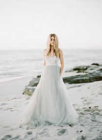 wedding photo - Winter Seaside Inspiration 