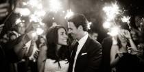 wedding photo - 10 Wedding Sparkler Send-Offs That Are Nothing Short Of Magical