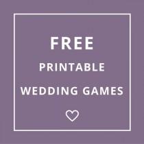 wedding photo - FREE Printable Table Games