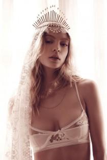 wedding photo - Fancy Friday – For Love And Lemons Bridal Skivvies NSFW