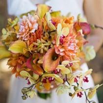 wedding photo - Fall Wedding Bouquets
