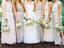 wedding photo - Wedding Trends : Beaded Bridesmaid Dresses