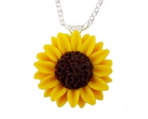 wedding photo - Sunflower Necklace