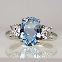 wedding photo - Aquamarine Rings