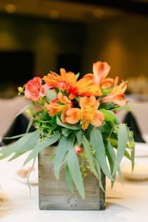 wedding photo - Real Wedding: Bright And Bold With Turquoise And Orange