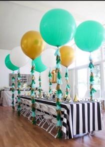 wedding photo - Balloon Tassels