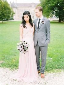 wedding photo - Blush and Copper French Wedding Inspiration