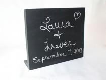 wedding photo - Chalkboard Message Sign or Memo Board, free standing, Small or Large Sizes, wedding, party, event, menu or store hours & specials sign