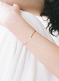 wedding photo - Marie // Cuff With Freshwater Pearls