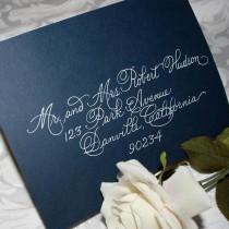 wedding photo - Calligraphy Wedding Envelope Addressing, DISCOUNT CALLIGRAPHY Burgues Script