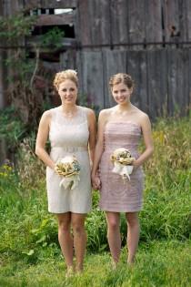 wedding photo - DIY Michigan Farm Wedding