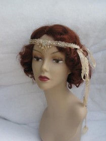 wedding photo - Vintage Lace Headpiece