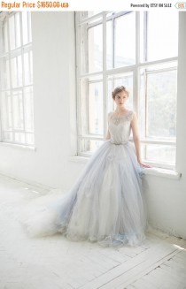 wedding photo - Cyber Monday Sale 20% Tulle wedding gown // Gardenia // 2 pieces (dress + ivory tulle underskirt)