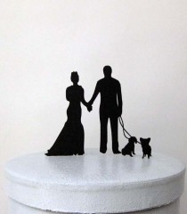 wedding photo - Custom Wedding Cake Topper, Wedding Cake Topper - Celebrate with your pets