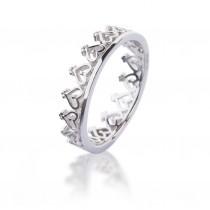 wedding photo - Crown ring - Princess ring - Crown stacking rings - Layering Rings - Crown stacking ring set-Bridesmaid -  royalty ring