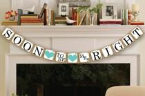 wedding photo - Bridal Shower Decorations - Bridal Shower Banners - Soon To Be Mrs. Banner - Bachelorette
