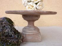 wedding photo - Wedding Decor Rustic Cake Stand / Dessert Stand or Cheese Tray
