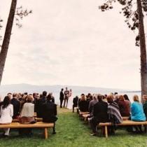 wedding photo - All-Natural Wedding Ceremony Decor  