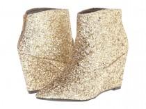 wedding photo - Glittery boots for wedding days and other ways