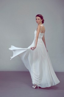 wedding photo - Venus chiffon bridal maxi skirt