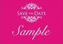 wedding photo - Save the Date, listing for sample