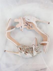 wedding photo - Metallic Shoes That Will Make You Melt
