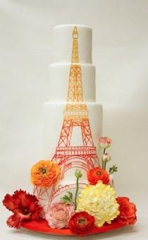 wedding photo - Hand-Painted Wedding Cakes: The Next Big Bridal Trend?