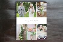 wedding photo - Sale! 5x7 Photo Collage - Photographer Storyboard Design - Professional Photography Templates - d0006