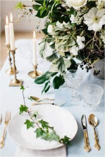 wedding photo - Elegant Winter Wedding Inspiration