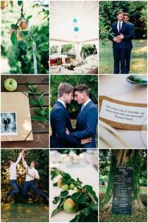 wedding photo - Intimate & Romantic Orchard Wedding in France