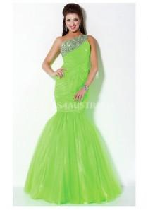 wedding photo -  Buy Australia Lime Green Mermaid/ Turmpet Tulle Long Evening Dress/ Prom Dresses By JIGowns JO-30002 at AU$168.30 - Dress4Australia.com.au