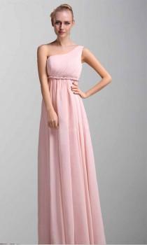 wedding photo -  One Shoulder Braided Belt Long Bridesmaid Dress Pregnant KSP042 [KSP042] - £85.00 : Cheap Prom Dresses Uk, Bridesmaid Dresses, 2014 Prom & Evening Dresses, Look for cheap elegant prom dresses 2014, cocktail gowns, or dresses for special occasions? kisspro