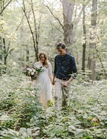 wedding photo - Quirky Woodland Elopement Inspiration