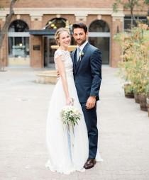 wedding photo - Industrial, Blue-Hued Wedding Inspiration at The Estate on Second