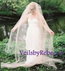 wedding photo - Simple blush veil, plain blush tulle chapel veil with blusher,2 tiers blush tulle veil,blush cathedral veil, blush wedding veils
