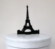 wedding photo - Cake Topper -Eiffel Tower Silhouette