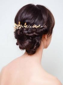 wedding photo - Gold Vine Headpiece 