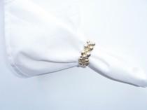wedding photo - Gold Napkin Rings / Gold Napkin Holders / Napkin Rings / Napkin Holders / Wedding Napkin Holders / Table Decor / wedding essential