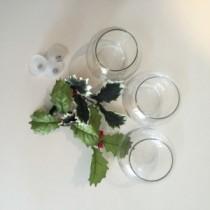 wedding photo - DIY: Floating Candle Holly Centerpieces