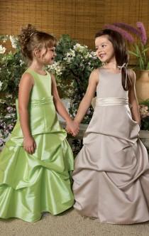 wedding photo -  Bustled Satin Gown By Jordan Sweet Beginnings Collection L820
