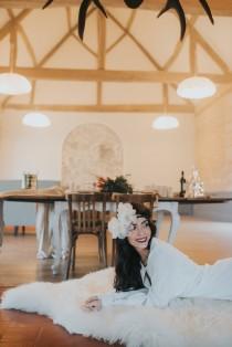 wedding photo - Un mariage en hiver à Giverny - Inspiration