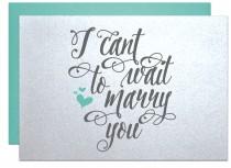 wedding photo - I Cant Wait to Marry You, wedding card for bride gift note or groom gift notes on our wedding day cards bride fiance groom engagement party