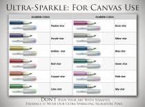 wedding photo - 2 Canvas Signing Pens - Ultra Sparkle - Ultra Fine Point - Specially Made For Canvas Use - Free Shipping if canvas has not shipped yet