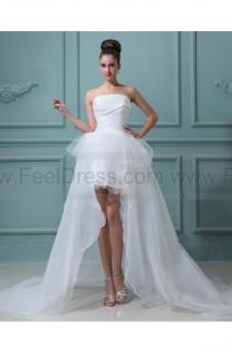 wedding photo -  Trendy Style Watteau Ruched White 2013 Wedding Gown