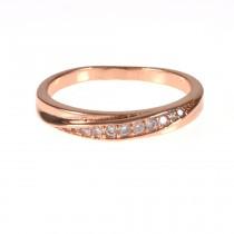 wedding photo - Rose Gold Ring, Gold Ring, Engagement Ring, Handmade Ring, Wedding Ring, Rosegold Wedding Band, Rosegold Enagagement Ring, Cubic Zirconia