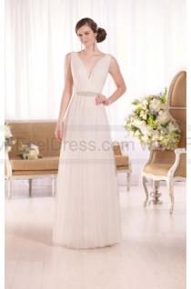 wedding photo -  Essense of Australia Grecian-Inspired Sheath Wedding Dress Style D2022