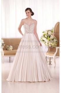 wedding photo -  Essense of Australia Luxe Satin Bridal Wedding Gown Style D2090